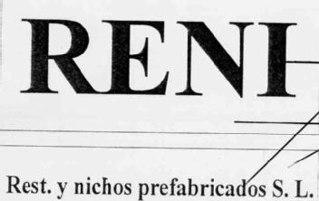 RENI REST. Y NICHOS PREFABRIFACADOS S.L