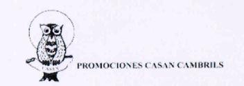 PROMOCIONES CASAN CAMBRILS