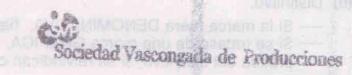 SVP SOCIEDAD VASCONGADA DE PRODUCCIONES