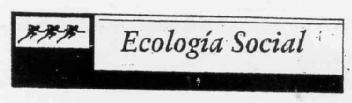 ECOLOGIA SOCIAL