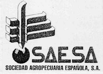 SAESA SOCIEDAD AGROPECUARIA ESPAÑOLA, S.A
