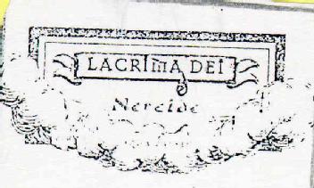 LACRIMA DEI NEREIDE