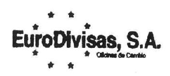 EURODIVISAS, S.A. OFICINAS DE CAMBIO