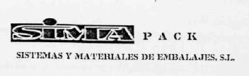 SIMA PACK SISTEMAS Y MATERIALES DE EMBALAJES, S.L