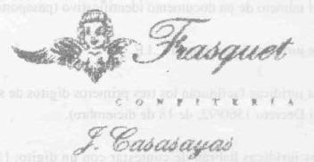 FRASQUET CONFITERIA F. CASASAYAS