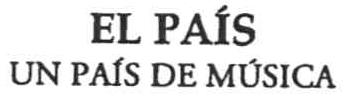 EL PAIS UN PAIS DE MUSICA