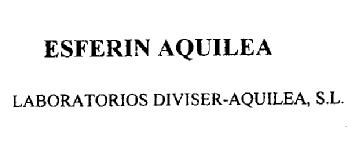 ESFERIN AQUILEA LABORATORIOS DIVISER-AQUILEA, S.L