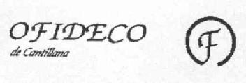 OF OFIDECO DE CANTILLANA