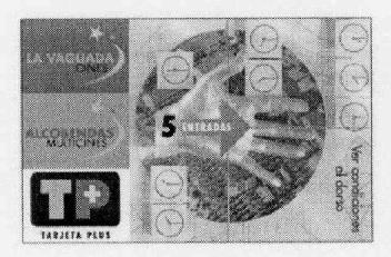 LA VAGUADA ALCOBENDAS MULTICINES TP+ TARJETA PLUS 5 ENTRADAS