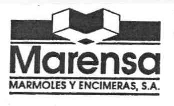 MARENSA MARMOLES Y ENCIMERAS, S.A