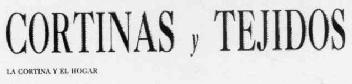 CORTINAS Y TEJIDOS LA CORTINA Y EL HOGAR