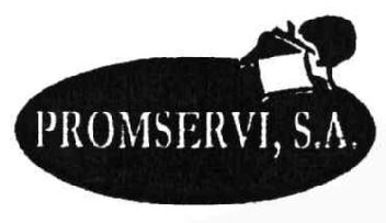 PROMSERVI, S.A