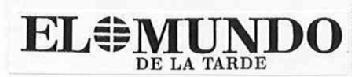 EL MUNDO DE LA TARDE