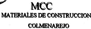 MCC MATERIALES DE CONSTRUCCION COLMENAREJO