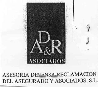 ADR &ASOCIADOS ASESORIA DEFENSA RECLAMACION DEL ASEGURADO Y ASOCIADOS,S.L