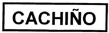 CACHIÑO