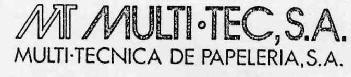 MT MULTI.TEC, S.A. MULTI-TECNICA DE PAPELERIA, S.A