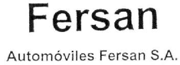 FERSAN AUTOMOVILES FERSAN S.A