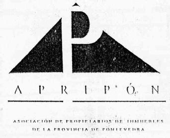 P APRIPON ASOCIACION DE PROPIETARIOS DE INMUEBLES DE LA PROVINCIA DE PONTEVEDRA