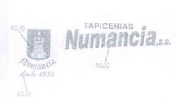 TAPICERIAS NUMANCIA, S.A. NUMANCIA DESDE 1974