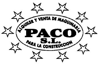 ALQUILER Y VENTA DE MAQUINARIA PACO S.L. PARA LA CONSTRUCCION