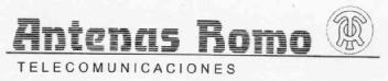 ANTENAS ROMO TELECOMUNICACIONES