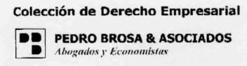 COLECCION DE DERECHO EMPRESARIAL PEDRO BROSA & ASOCIADOS ABOGADOS Y ECONOMISTAS