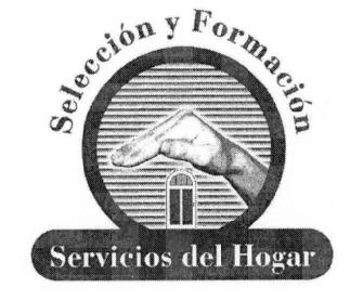 SELECCION Y FORMACION SERVICIOS DEL HOGAR
