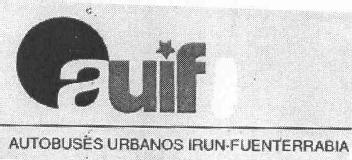 AUIF AUTOBUSES URBANOS IRUN-FUENTERRABIA