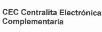 CEC CENTRALITA ELECTRONICA COMPLEMENTARIA