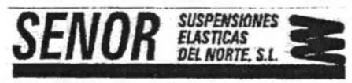 SENOR SUSPENSIONES ELASTICAS DEL NORTE, S.L