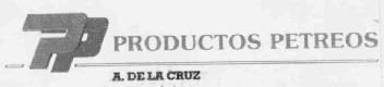 PP PRODUCTOS PETREOS A. DE LA CRUZ