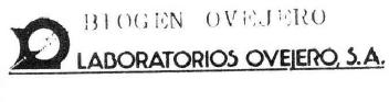 BIOGEN OVEJERO LABORATORIOS OVEJERO, S.A
