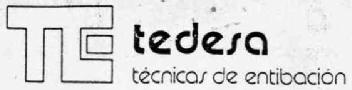 TE TEDESA TECNICAS DE ENTIBACION
