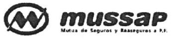 MUSSAP MUTUA DE SEGUROS Y REASEGUROS A P. F