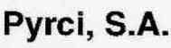 PYRCI, S.A