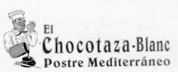 EL CHOCOTAZA-BLANC POSTRE MEDITERRANEO