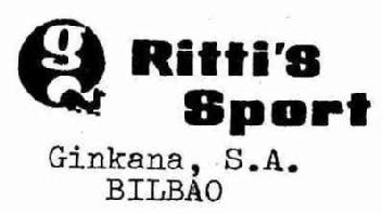 G RITTI'S SPORT GINKANA, S.A. BILBAO