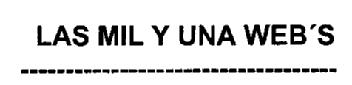 LAS MIL Y UNA WEB'S