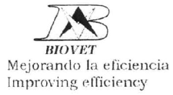 BIOVET MEJORANDO LA EFICIENCIA IMPROVING EFFICIENCY