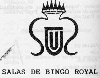 UU SALAS DE BINGO ROYAL