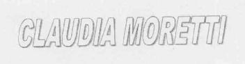 CLAUDIA MORETTI