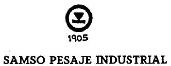 1905 SAMSO PESAJE INDUSTRIAL