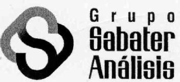 S GRUPO SABATER ANALISIS