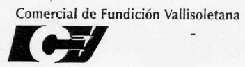COMERCIAL DE FUNDICION VALLISOLETANA CFJ