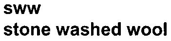 SWW STONE WASHED WOOL