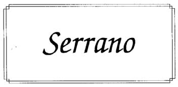 SERRANO