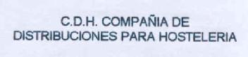 C.D.H. COMPAÑIA DE DISTRIBUCIONES PARA HOSTELERIA