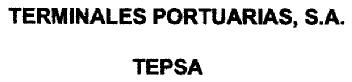 TERMINALES PORTUARIAS, S.A. TEPSA
