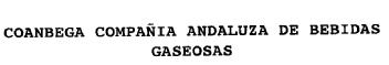 COANBEGA COMPAÑIA ANDALUZA DE BEBIDAS GASEOSAS